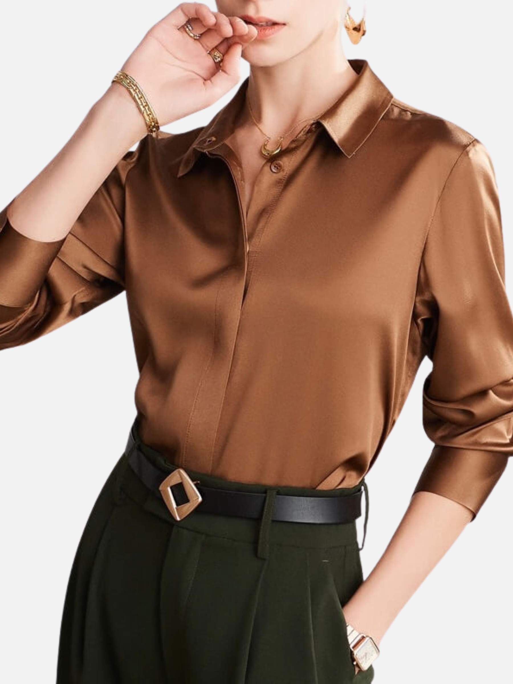 Women's silk blouse