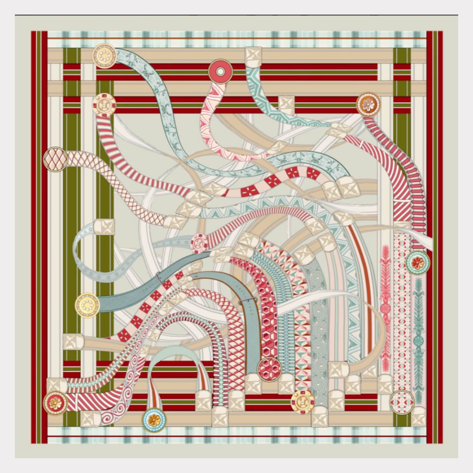Sciarpa di seta (65×65cm)
