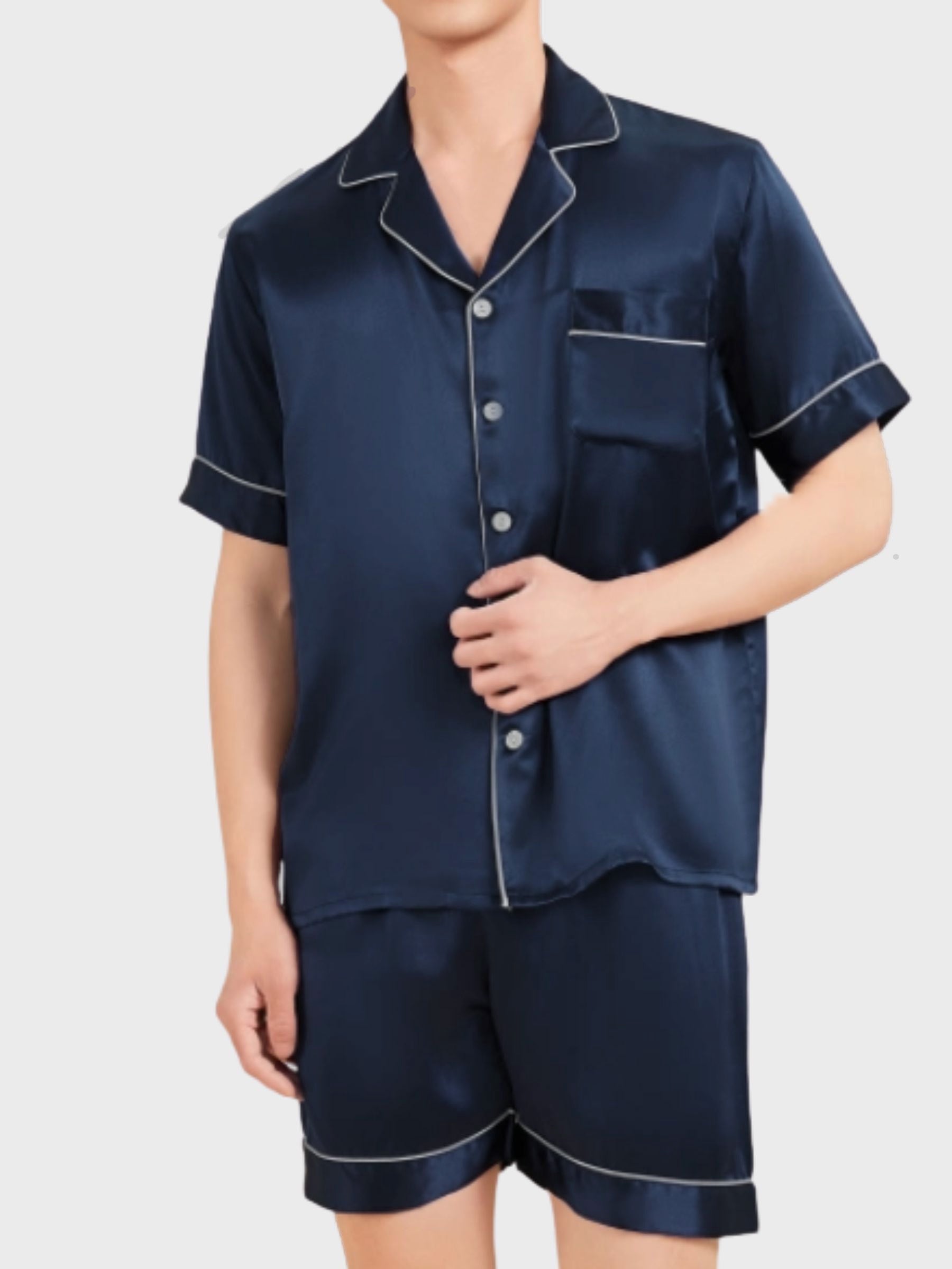 Men's silk pyjamas (Shortama)