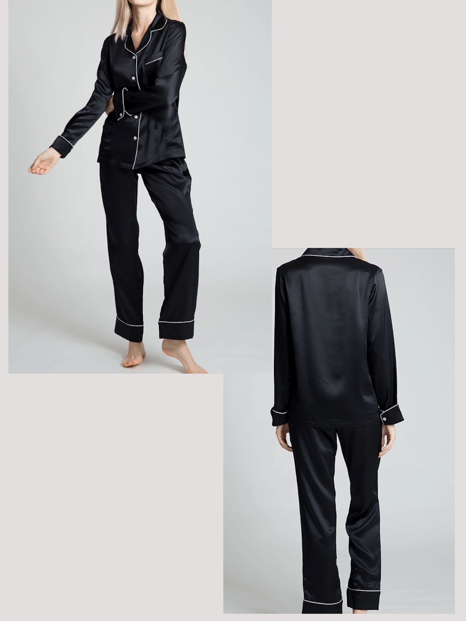 Pyjama en soie pour les femmes