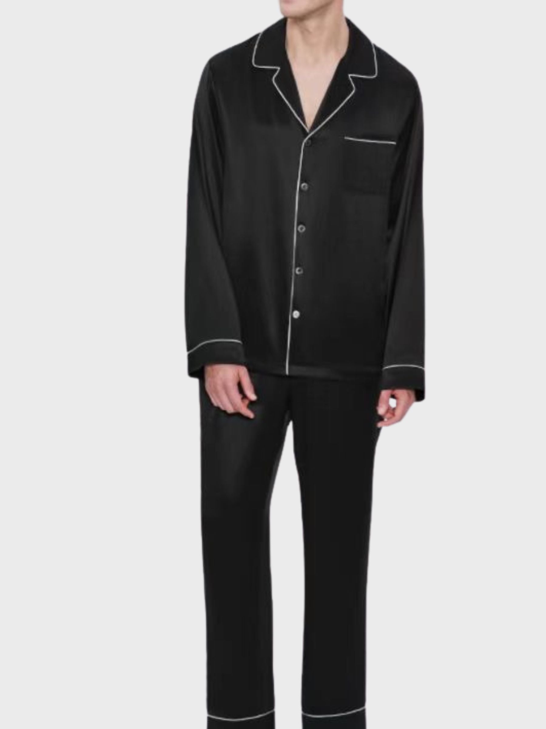 Pyjama en soie pour homme