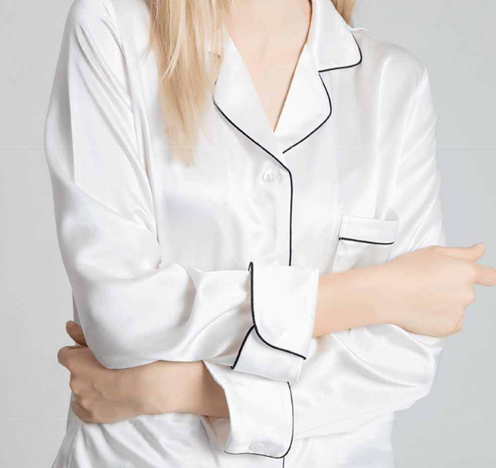 Chemise de nuit en soie femmes