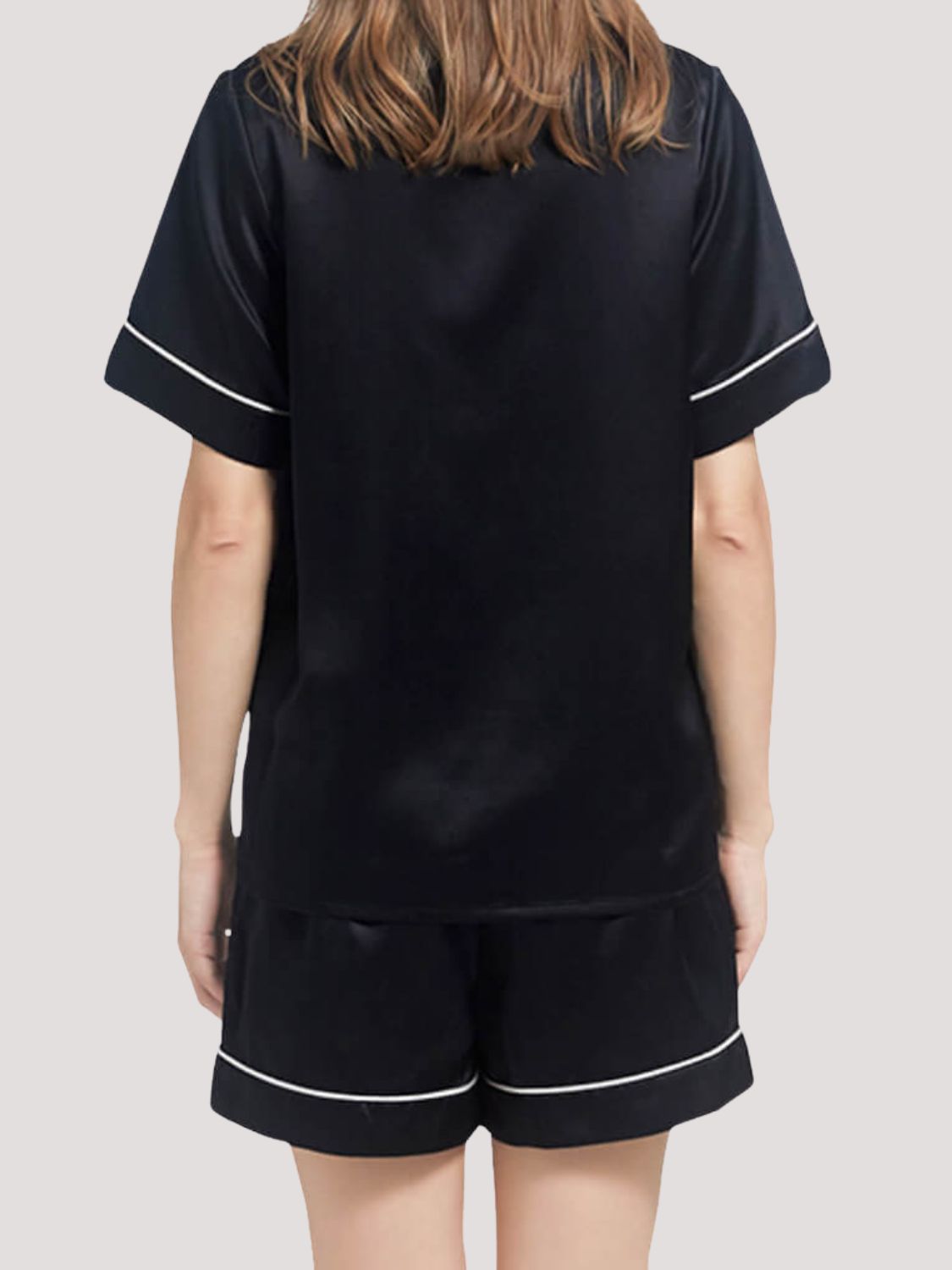 Pantaloncini da pigiama in seta da donna – Shortama