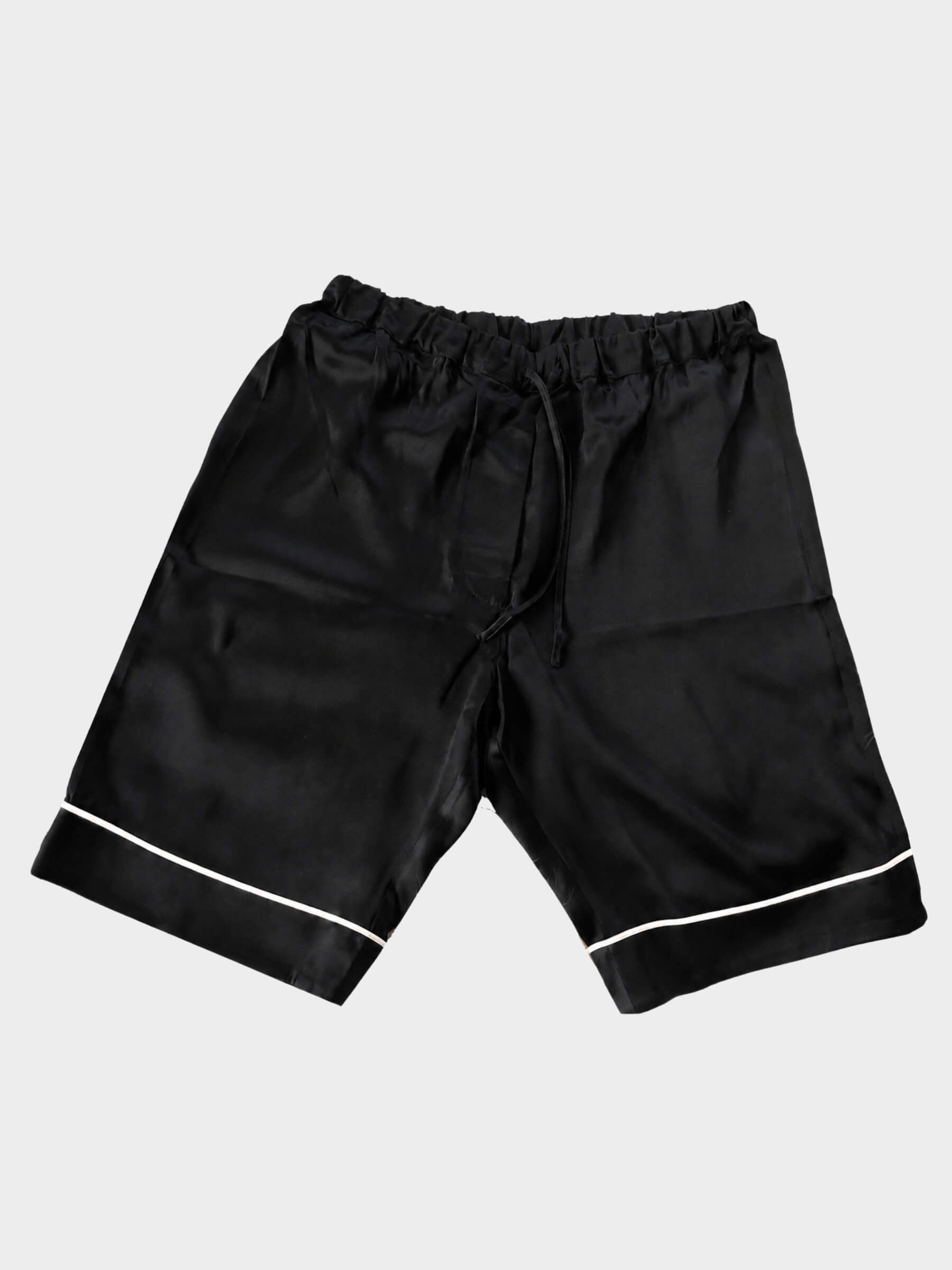 Pantaloncini da pigiama in seta da uomo