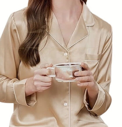 Chemise de nuit en soie femmes