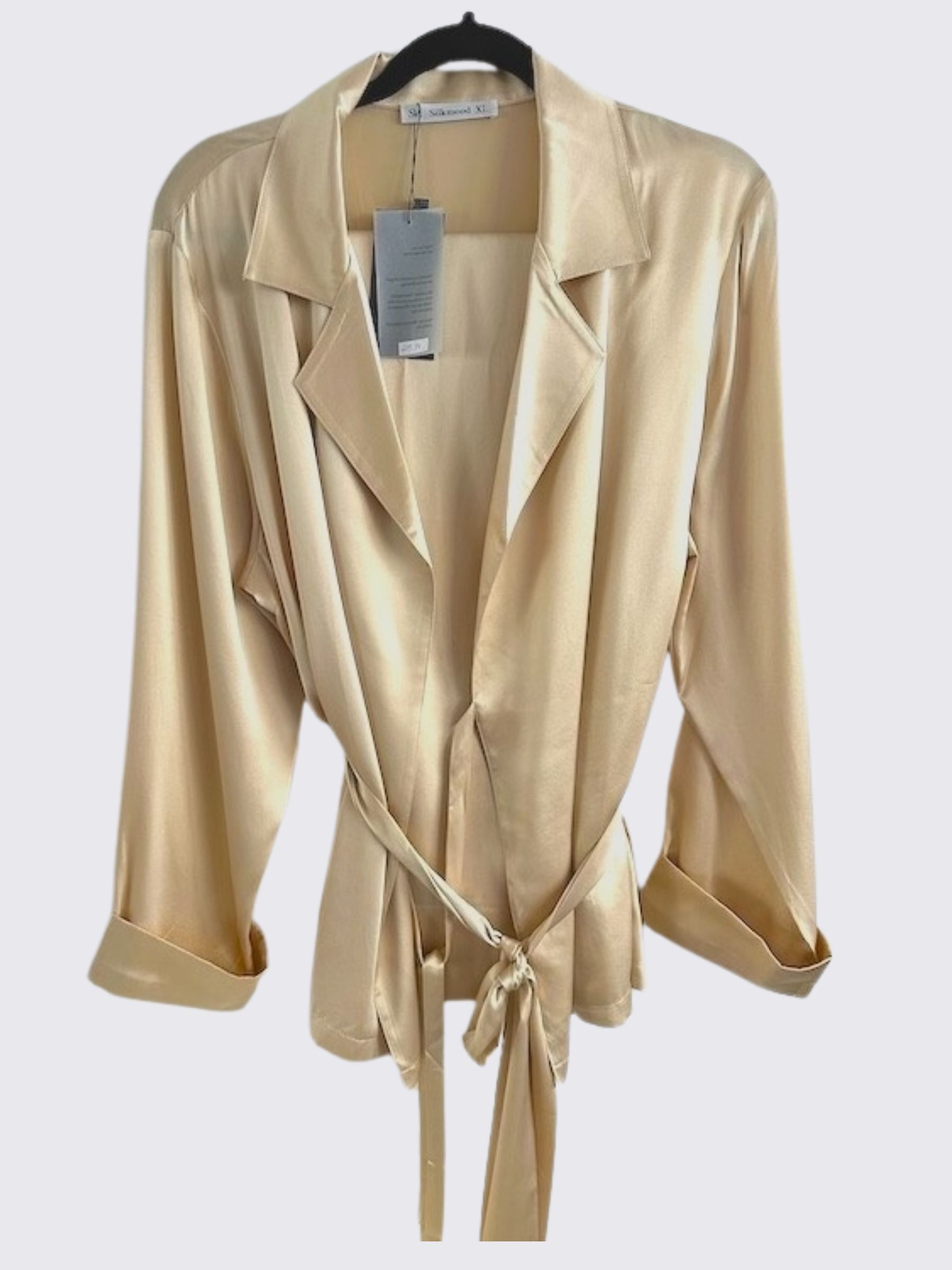 Ensemble pyjama en soie pour femme