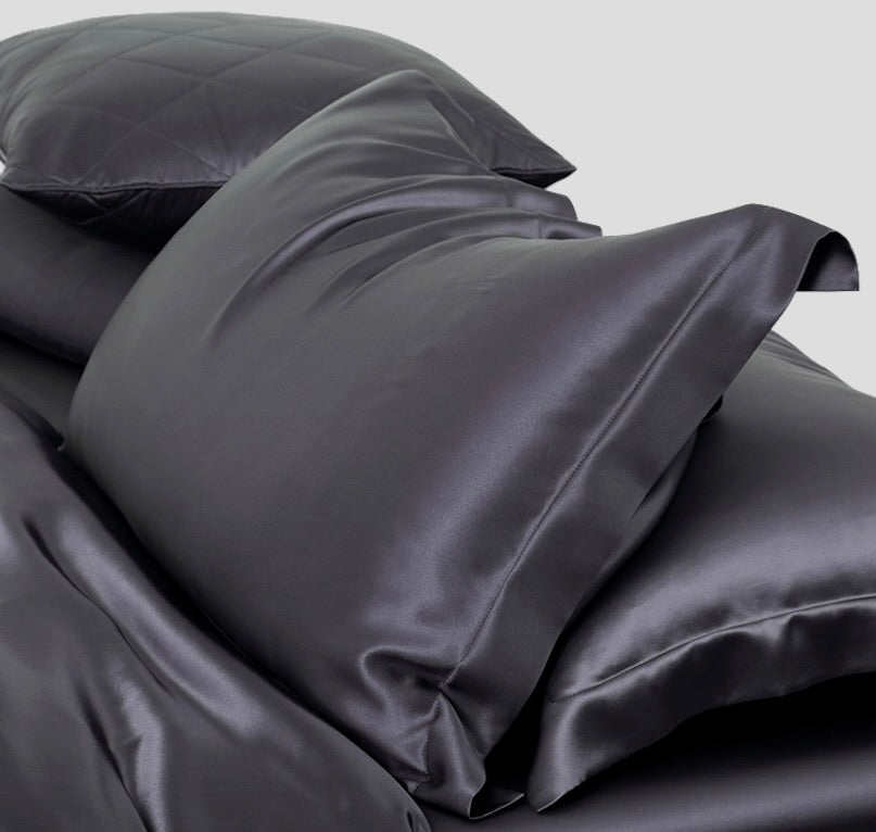 22 momme Oxford silk pillowcase – With flange