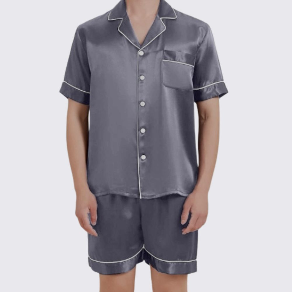 Men's silk pyjamas (Shortama)