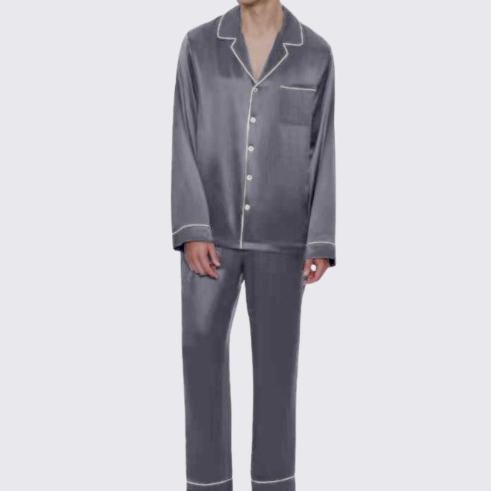 Pyjama en soie pour homme