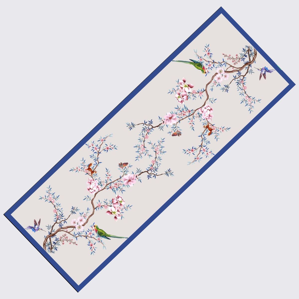 Wendeschal aus Seide und Wolle