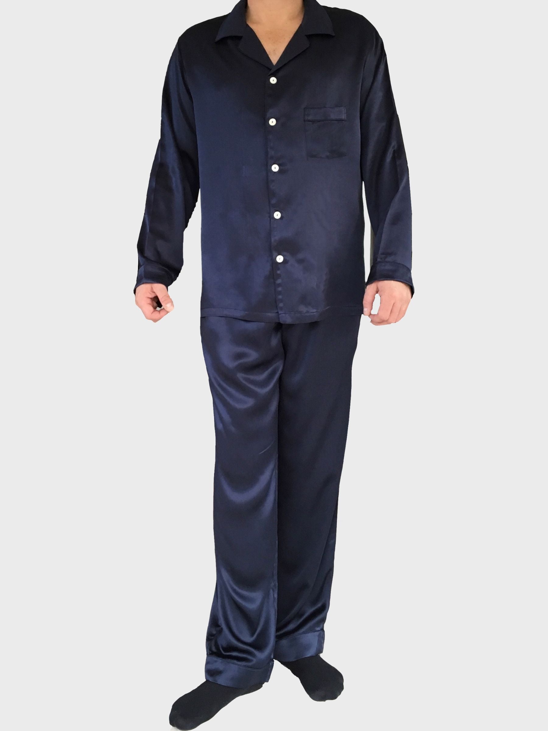 Pyjama en soie pour homme