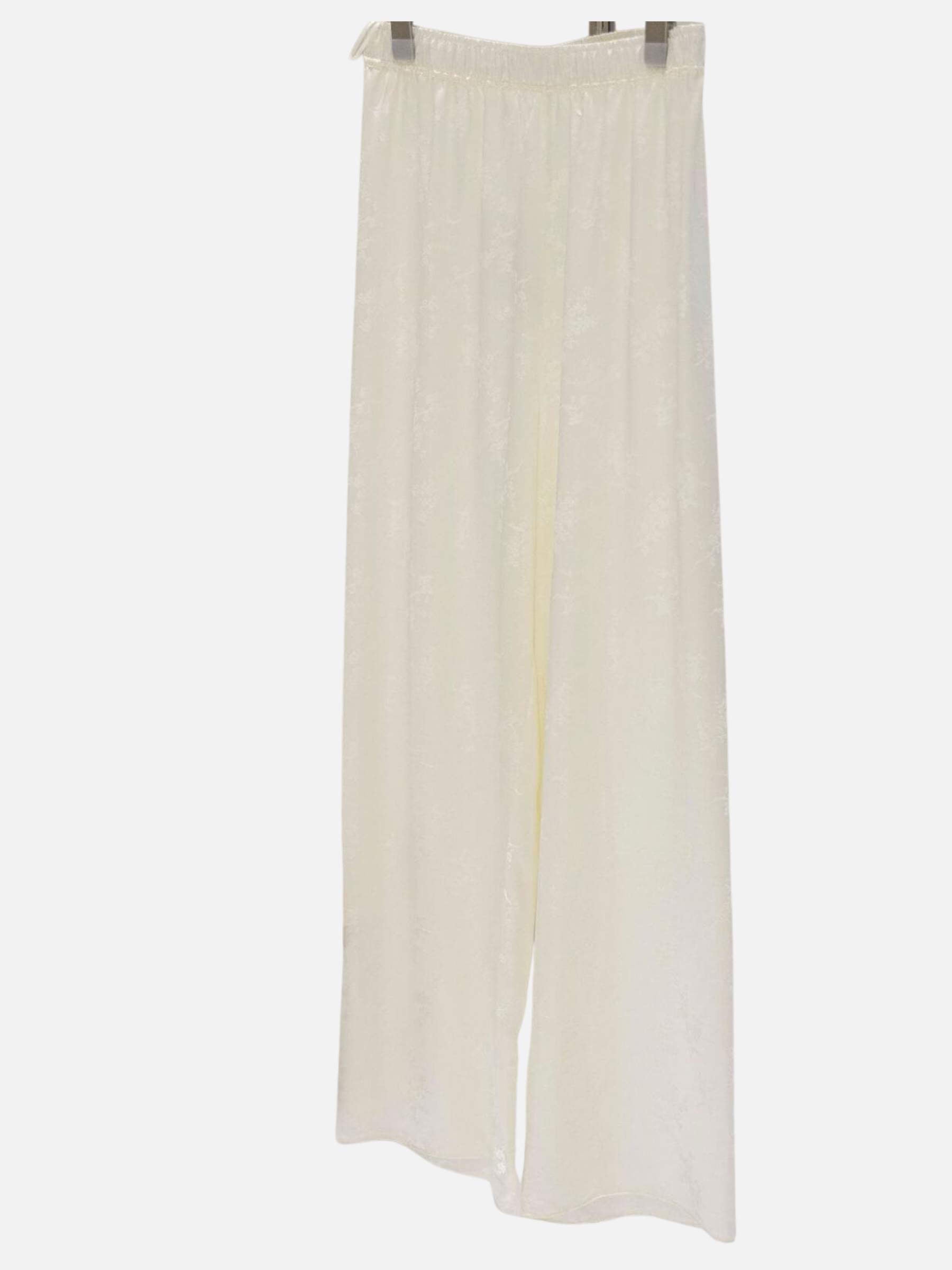 Pantalon en jacquard de soie