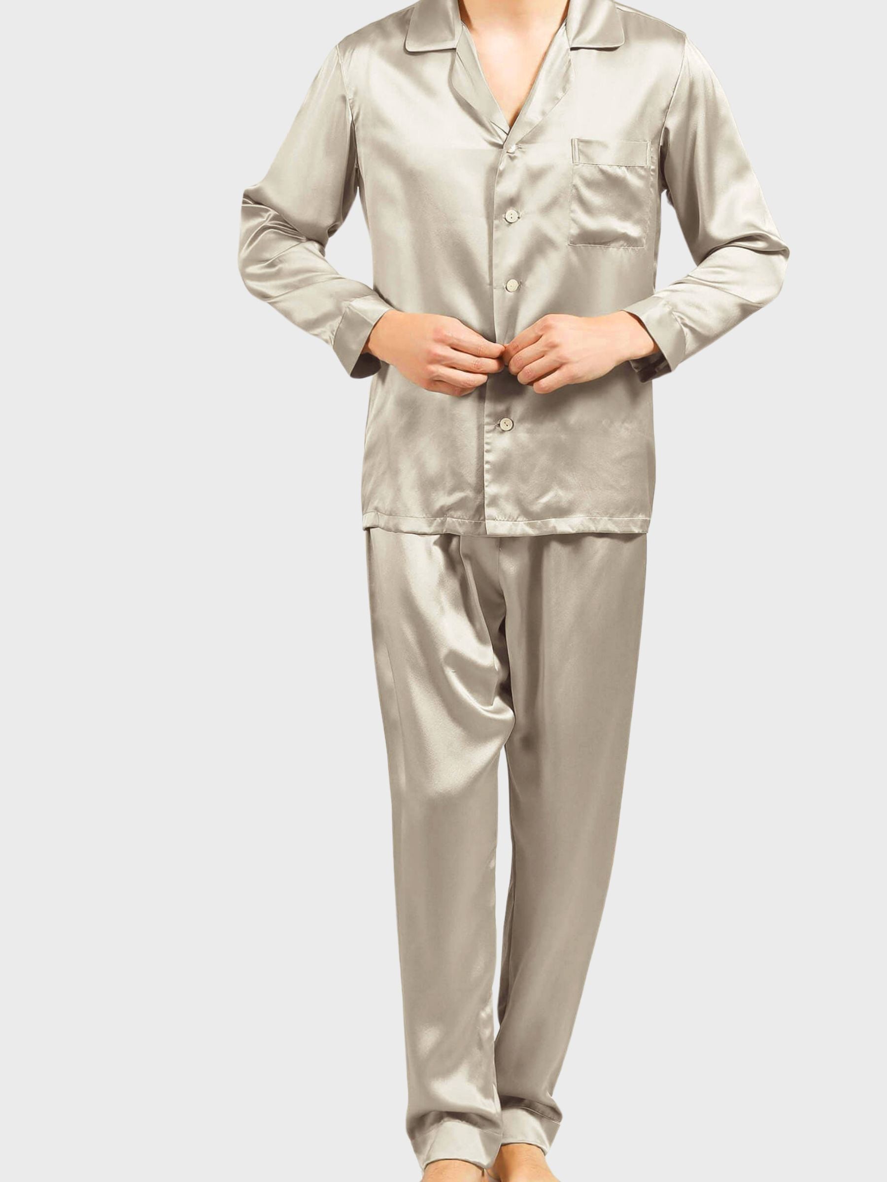 Pyjama en soie pour homme