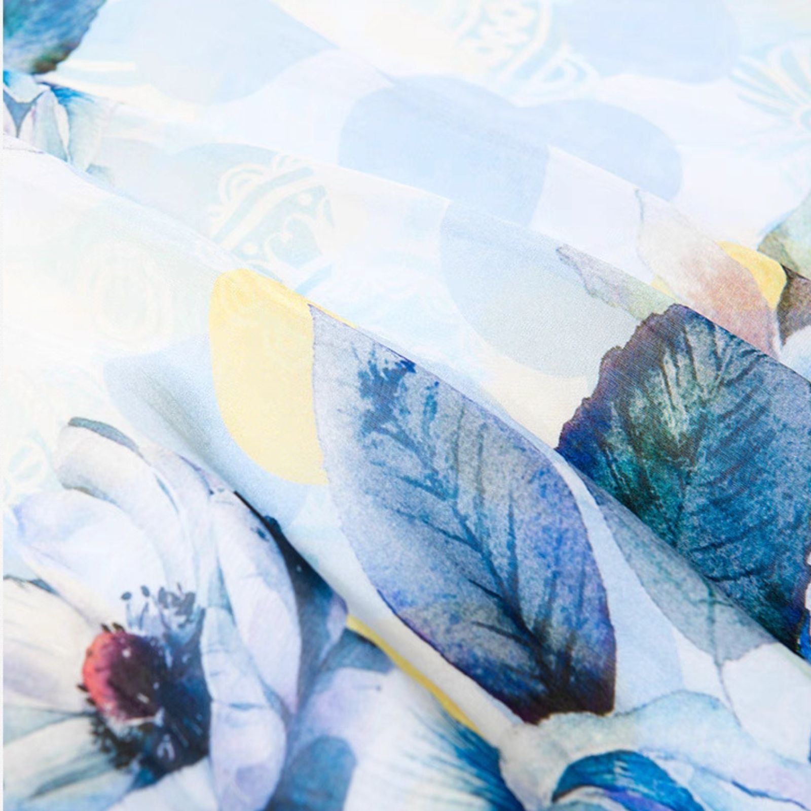 Grande écharpe en soie