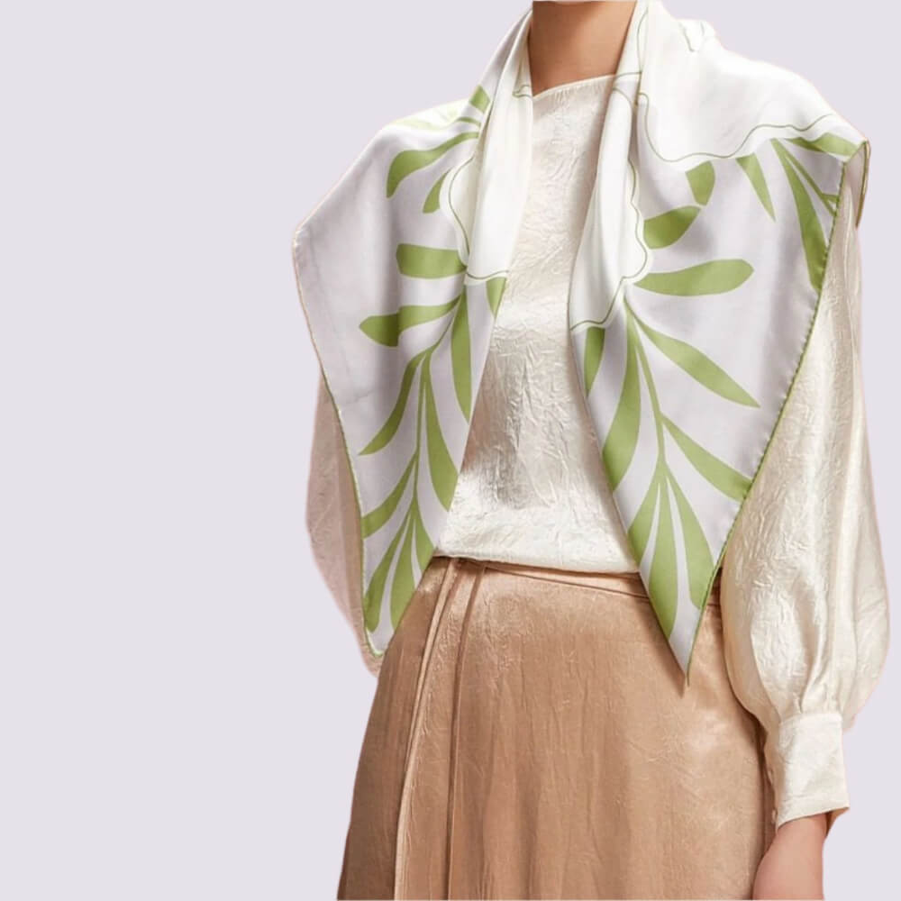 Sciarpa di seta (90×90 cm)