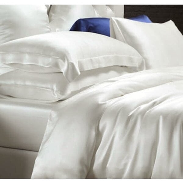 Housse de couette en soie 22momme blanc ivoire