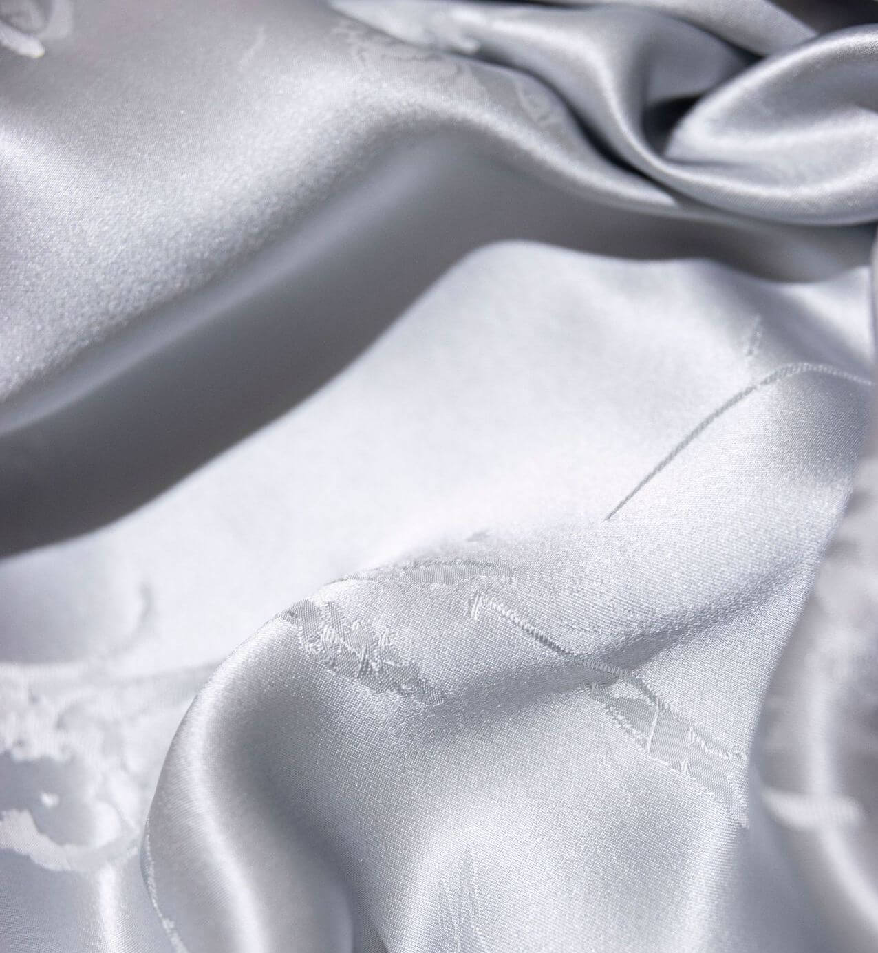 Pantalon en jacquard de soie